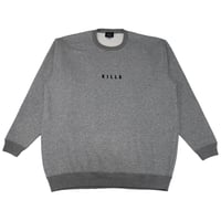 KILLA  PATCH SWAET SHIRT  GRAY