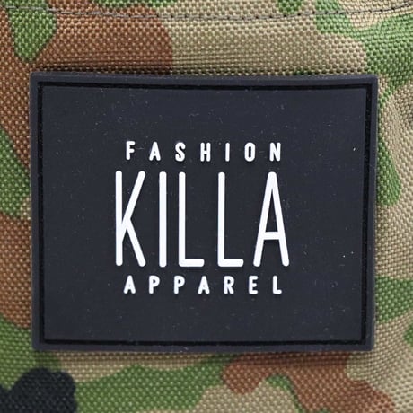 NEW RUBBER BOX LOGO BUCKT HAT GREEN CAMO