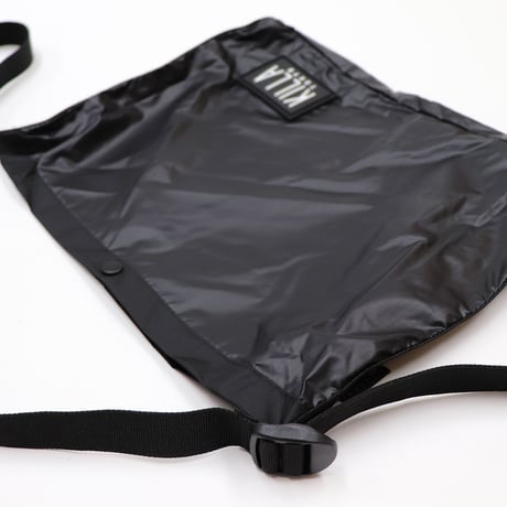 RUBBER BOX LOGO MINI SHOULDER BAG  BLACK
