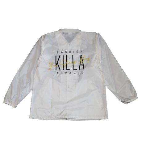 KILLA SHINING DAY COACH JACKET  WHITE