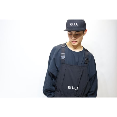 KILLA FRONT LOGO CAP BLACK