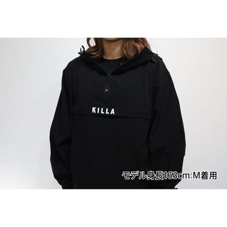 NEW ESSENTIAL LOGO  SHELL ANORAK  JACKET  BLACK