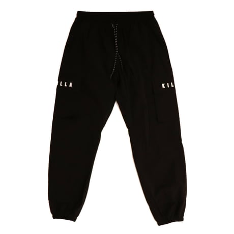 ESSENTIAL LOGO SHELL JOGGER BLACK