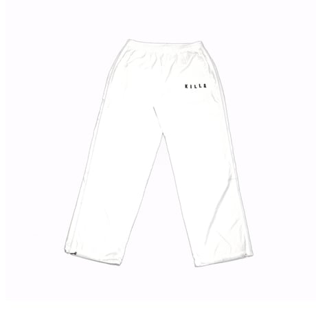KILLA WINDBREAKER PANTS  WHITE