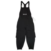 NEW ESSENTIAL LOGO SHELL OVERALL BLACK