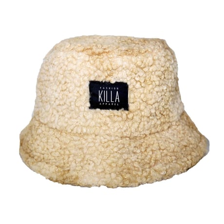 BOX LOGO BOA BUCKET HAT BEIGE×BROWN