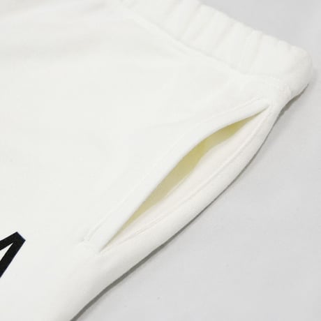 NEW ESSENTIAL BIG LOGO SWEAT PANTS WHITE