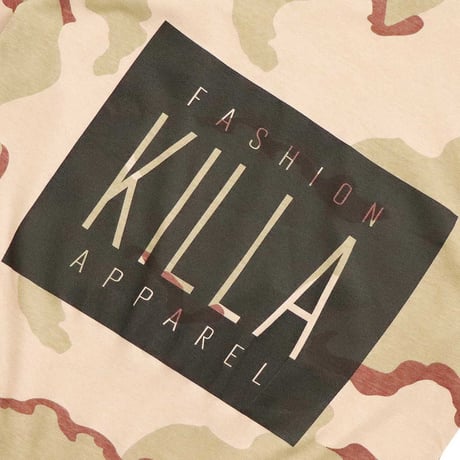 NEW ESSENTIAL BOX LOGO S/S TEE SAND CAMO