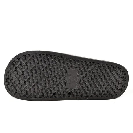 NEW ESSENTIAL LOGO SLIDER SANDALS BLACK