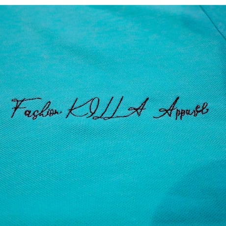 KILLA POLO SHIRT TURQUOISEBLUE