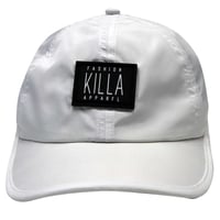 NEW RUBBER BOX LOGO SHELL CAP WHITE