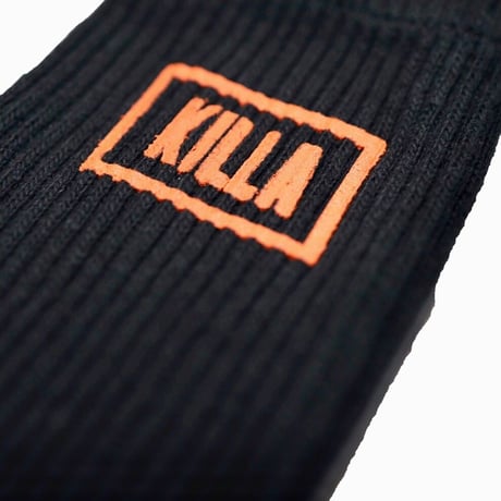 PLEASE KILLA ME SOCKS ORANGE