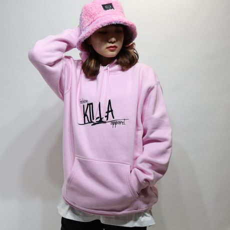 BOX LOGO BOA BUCKET HAT PINK×PURPLE