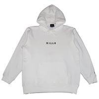 KILLA  PATCH HOODIE  WHITE