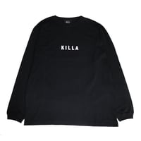 NEW ESSENTIAL BOX LOGO L/S TEE BLACK/WHITE