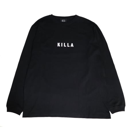 NEW ESSENTIAL BOX LOGO L/S TEE BLACK/WHITE