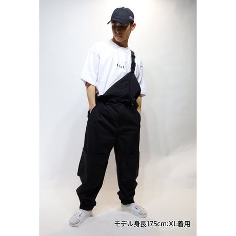 NEW ESSENTIAL LOGO SHELL OVERALL BLACK