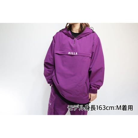NEW ESSENTIAL LOGO  SHELL ANORAK  JACKET  PURPLE