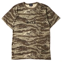 NEW ESSENTIAL LOGO S/S TEE DESERT TAIGER STRIPE CAMO