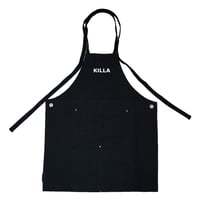KILLA LOGO APRON BLACK