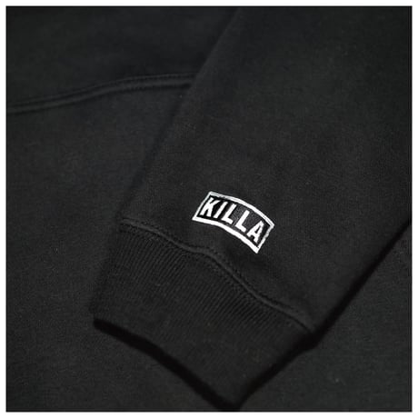 KILLA  PATCH HOODIE  BLACK