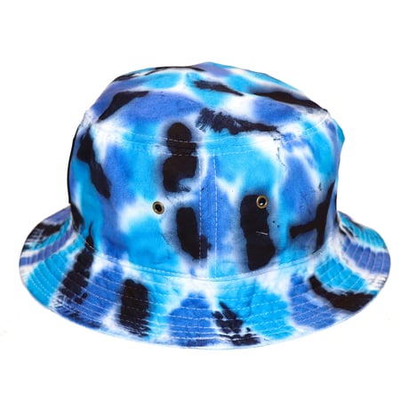 NEW RUBBER BOX LOGO  TIE-DYE BUCKET HATE