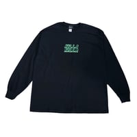 TRIPLE LOGO L/S TEE BLACK×LIME