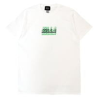 TRIPLE LOGO S/S TEE WHITE×LIME