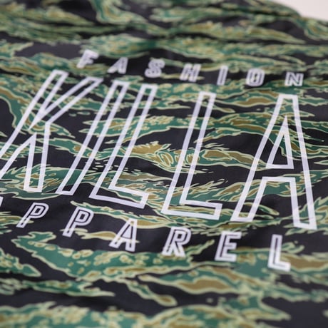 NEW ESSENTIAL LOGO  COACH JACKET TIGER CAMO