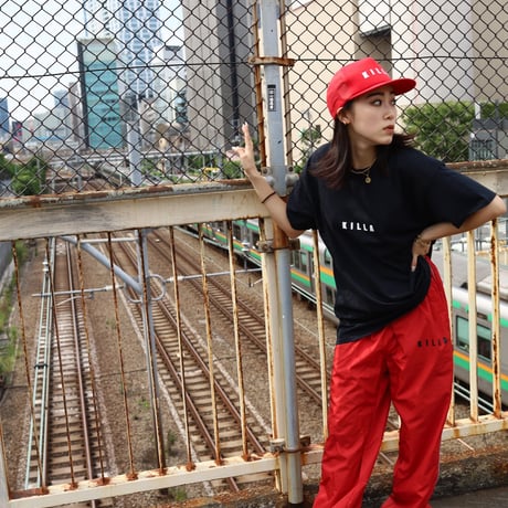 KILLA WINDBREAKER PANTS  RED