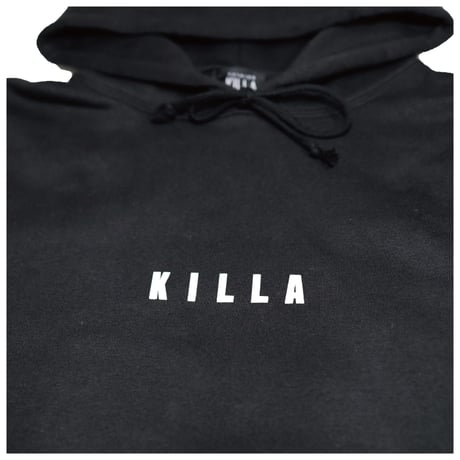 KILLA  PATCH HOODIE  BLACK