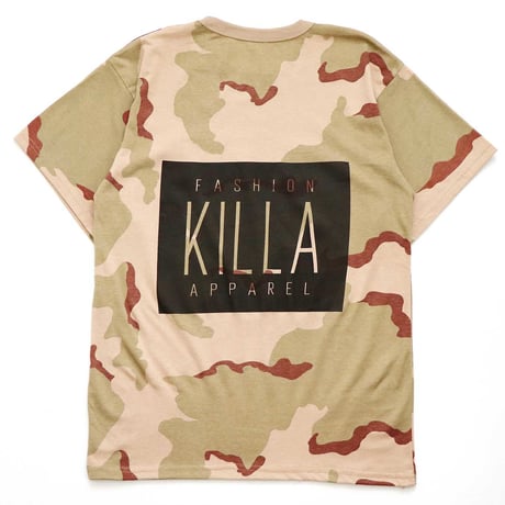 NEW ESSENTIAL BOX LOGO S/S TEE SAND CAMO