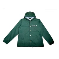 NEW ESSENTIAL LOGO  COACH JACKET GREEN