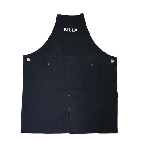 KILLA LOGO APRON BLACK