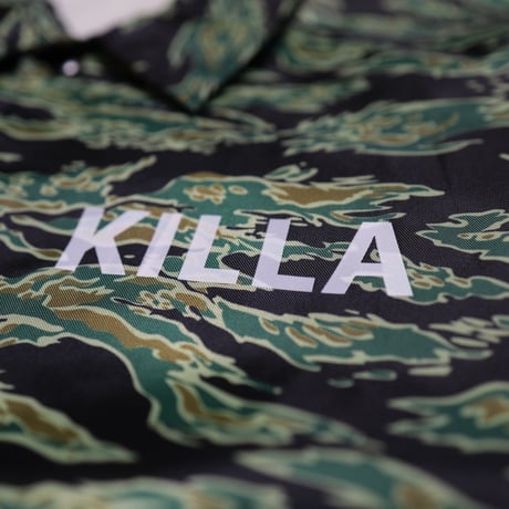 NEW ESSENTIAL LOGO  COACH JACKET TIGER CAMO