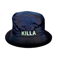 KILLA EMBROIDERY BUCKET HAT LIME GREEN