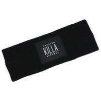 NEW RUBBER BOX LOGO HEAD BAND BLACK