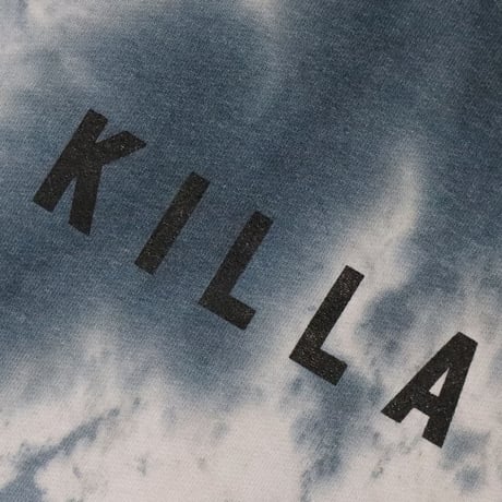 NEW ESSENTIAL BOX LOGO HOODIE TIE-DYE BLUE