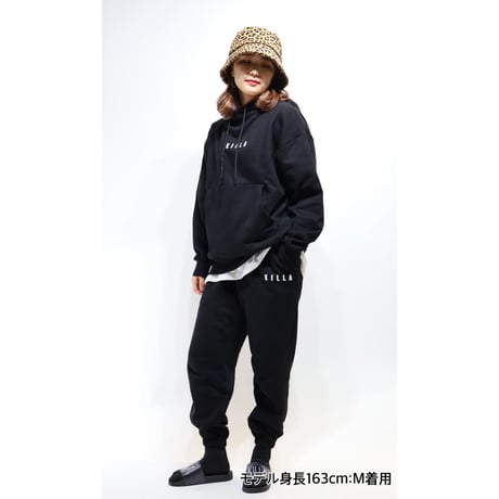 TINY KILLA SWEAT HOODIE BLACK