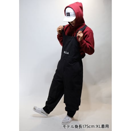 NEW ESSENTIAL LOGO SHELL OVERALL BLACK