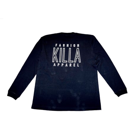 NEW ESSENTIAL LOGO L/S TEE BLACK