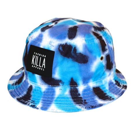 NEW RUBBER BOX LOGO  TIE-DYE BUCKET HATE