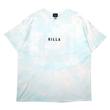 NEW ESSENTIAL BOX LOGO S/S TEE TIE DYE LIGHT BLUE