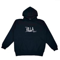 STYLISH LOGO HOODIE BLACK