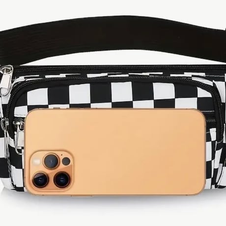 KILLA CHECKERED FLAG WAIST BAG