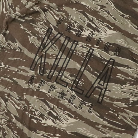NEW ESSENTIAL LOGO S/S TEE DESERT TAIGER STRIPE CAMO