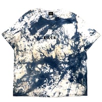 NEW ESSENTIAL BOX LOGO S/S TEE TIE DYE BLUE