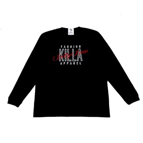 Betty Boop × Fashion KILLA Apparel L/S TEE BLACK