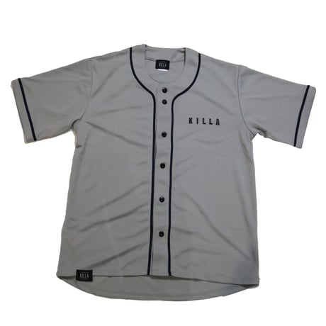 KILLA BASEBALL JERSEY GRAY