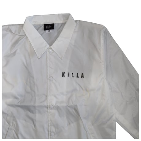 KILLA SHINING DAY COACH JACKET  WHITE
